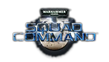 Warhammer 40000 Squad Command title screen for Nintendo DS